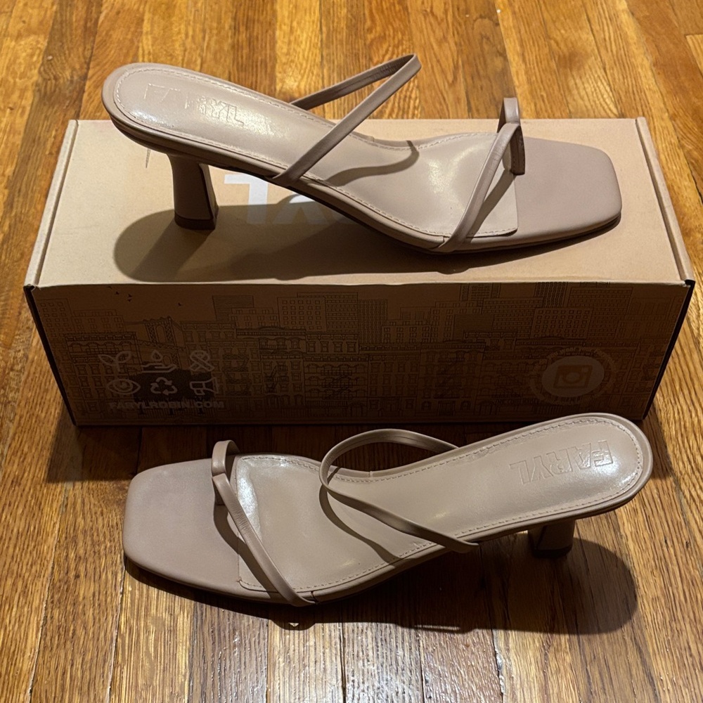Faryl Aria Natural Leather Tan Sandals Asst Sizes WD